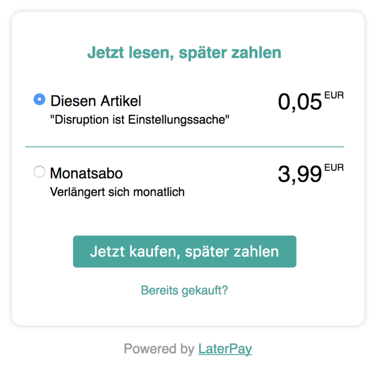 LaterPay launcht die erste AMP-fähige Paid-Content-Lösung für mobile Websites